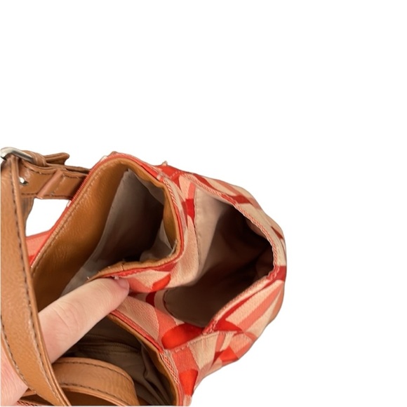 Nine West Red Geometric Shoulder Bag - Picture 7 of 10